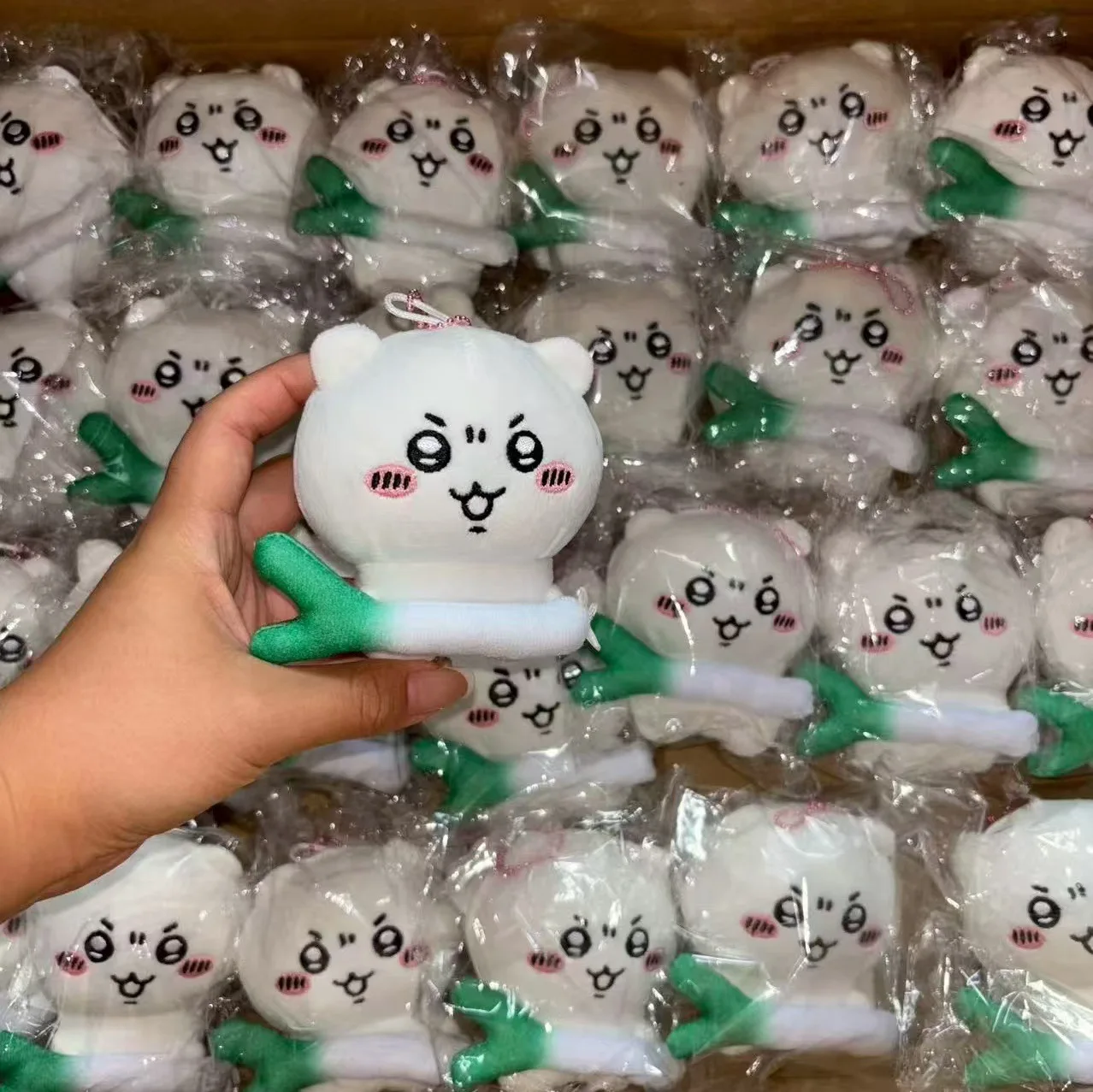 Cute Plush Keychain Toy Hatsune Onion | Anime Style Kawaii Doll Pendant | Chiikawa Inspired Usagi & Hachiware Accessories