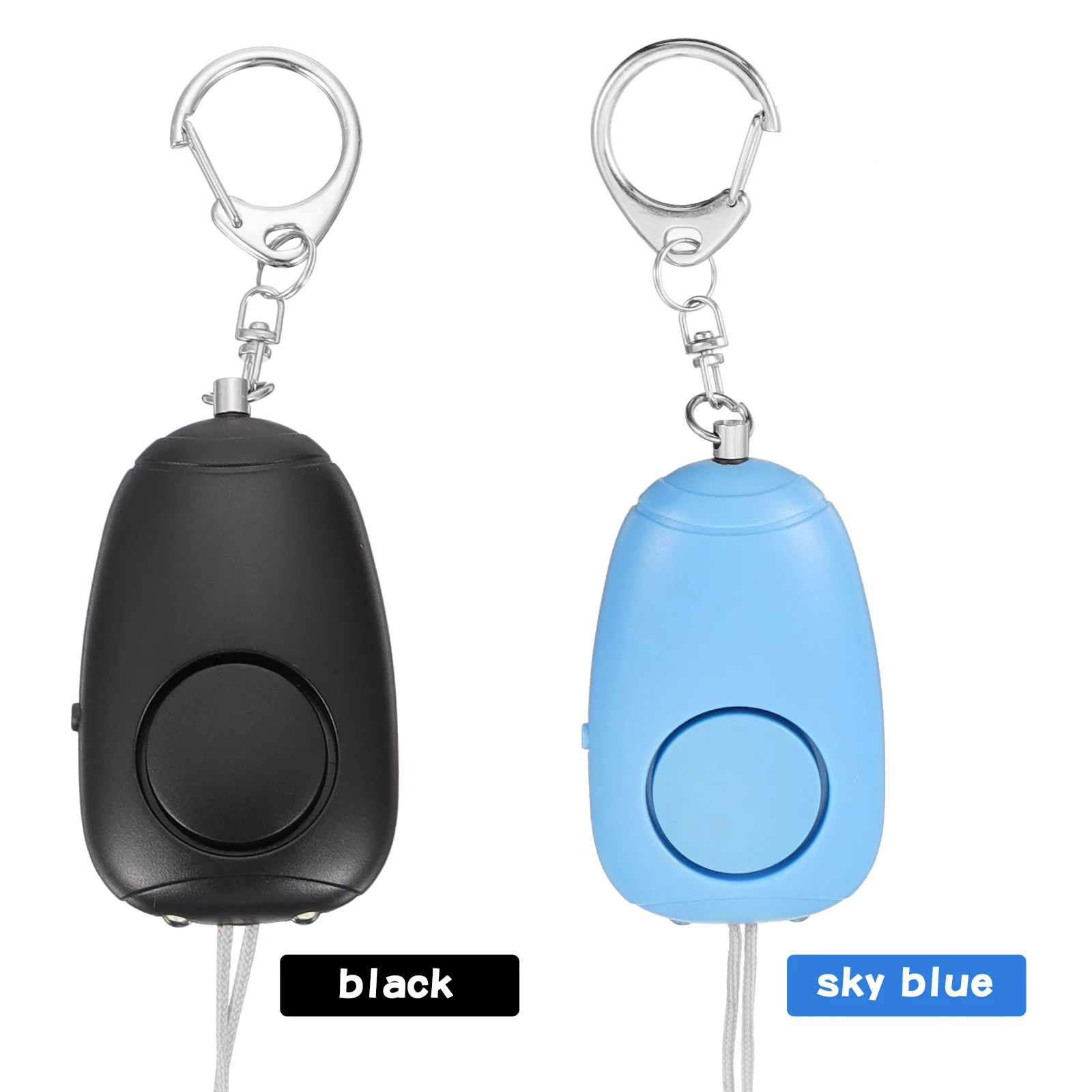 Personal Security Alarm Anti-Theft Siren With Led Light For Women Safety Outdoor Walking Running Travel Keychain