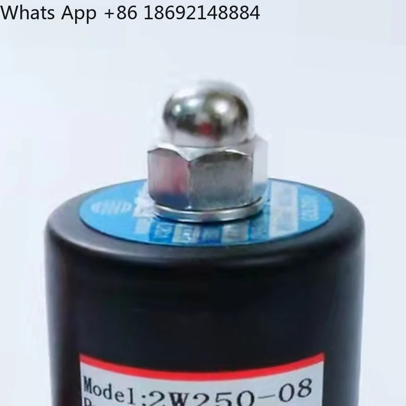 Solenoid valve two-position two-way 2w025-082w all-copper pipe switch water solenoid copper air-water valve