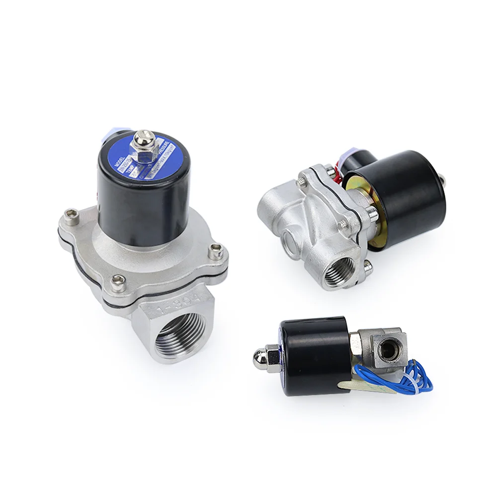 

Электромагнитный клапан 1/4 дюйма 1/2 дюйма 3/4 дюйма 1 дюйм Нержавеющая сталь 304 DN8/15/20/25/32/40 нормально закрытый пневматический для воды, масла, воздуха, 12 В, 24 В, 220 В