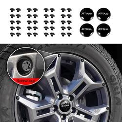 Car Wheel Hub Screw Cap Wheel Hub Cover Fit For Chery Jetour Traveler T2 2023 2024 Blackening Modification Accessories