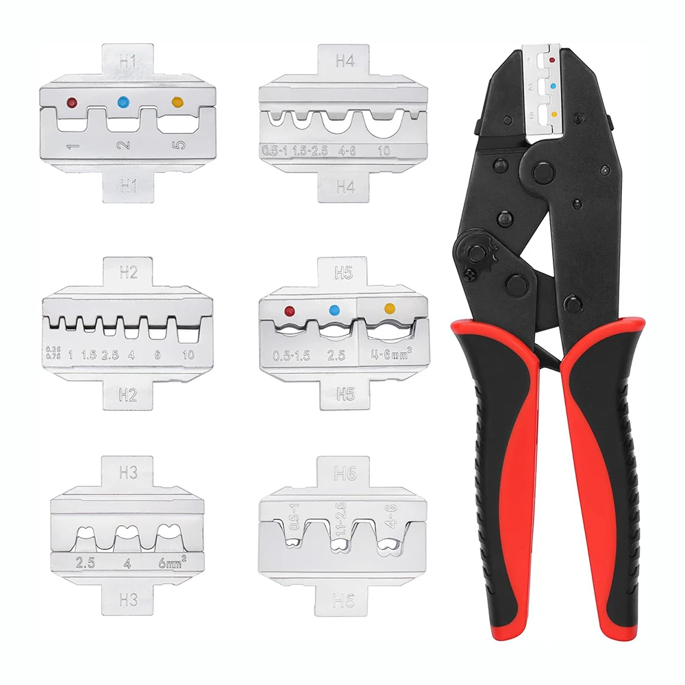 

Crimping Tools For Sleeves Ferrule Terminals & Pin Cord End Ratcheting Wire Crimpers Pliers -Ratchet Crimper Pliers