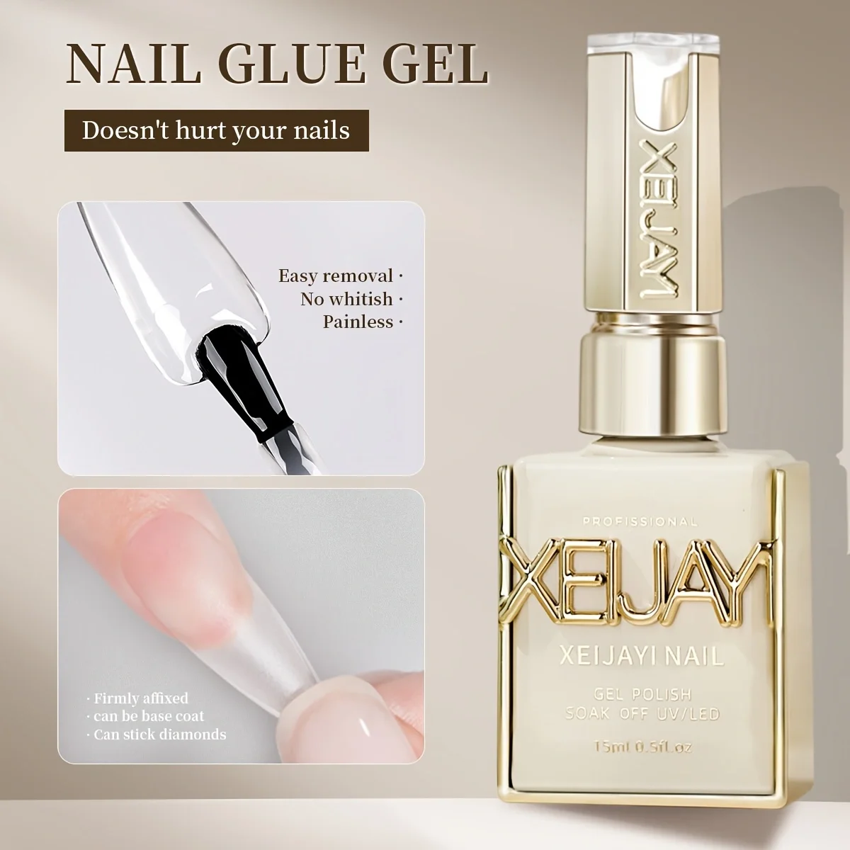 15ml Glazen Top Coat Langdurige Heldere Rubberen Top Coat LED UV Versterken Nagels Hoogglans Top Afwerking Gel nagellak