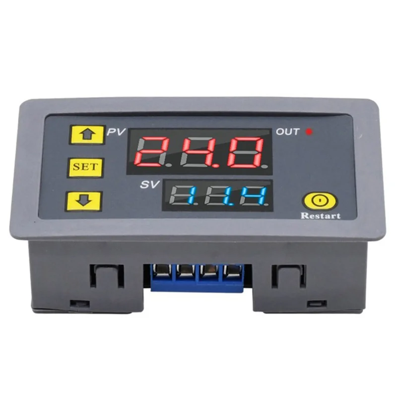 

5X Digital Time Delay Relay LED Display Cycle Timer Control Switch Adjustable Timing Relay Time Delay Switch AC110-220V-Y47A