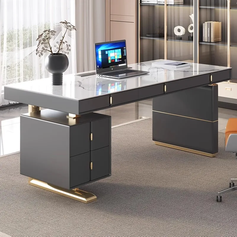 

Luxury Modern Organiser Computer Desk Pc Home Office Executive Art Office Desk Reading Standing Escritorios De Oficina Furniture