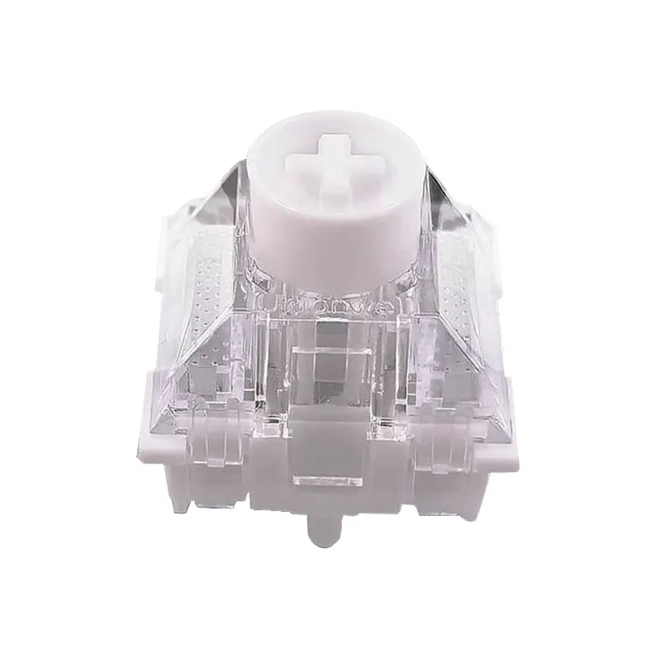 Unionwell Xueyao Magnetschalter Snow Shine Switch RGB Linear für magnetische mechanische Tastatur, vorgeschmierte lange Feder, 45 g, 480 Gs