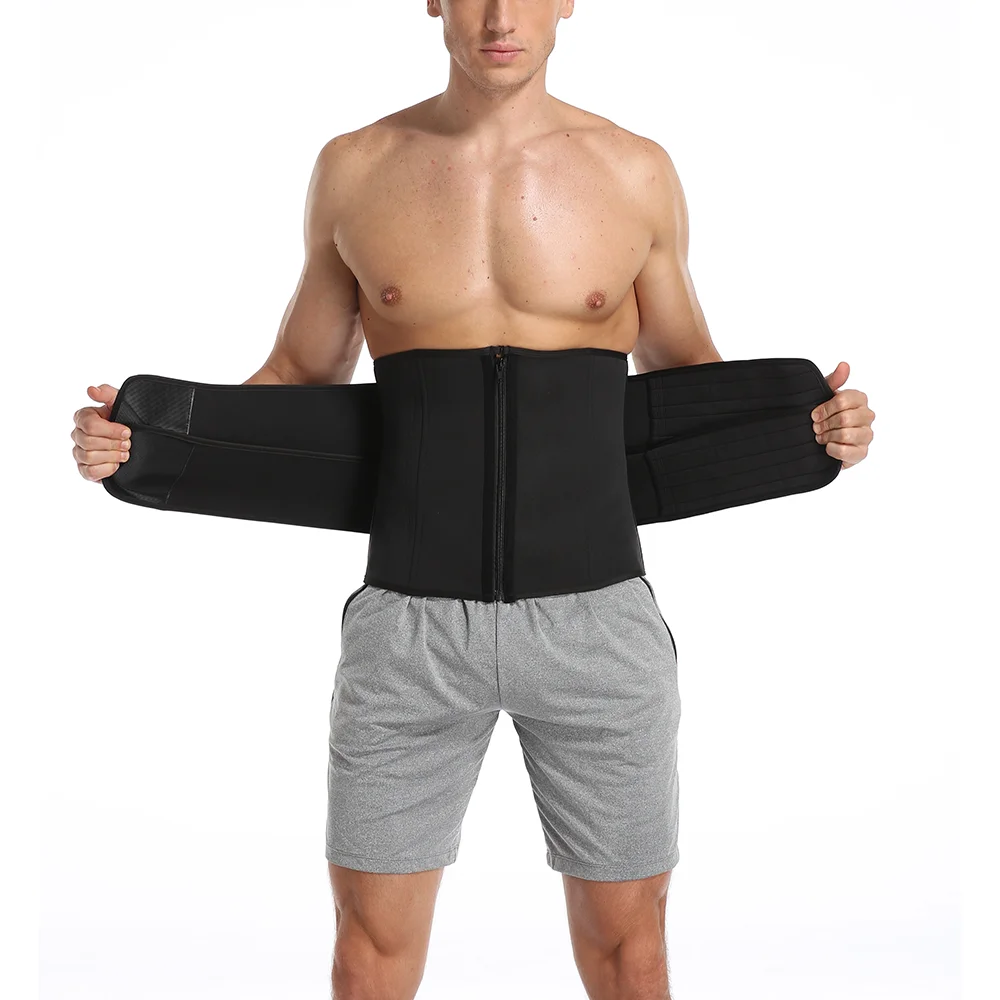 メンズウエストトレーナーネオプレンボディシェイパーベルト、ス - Sweat Waist Trainer Belt Neoprene のレビューと価格