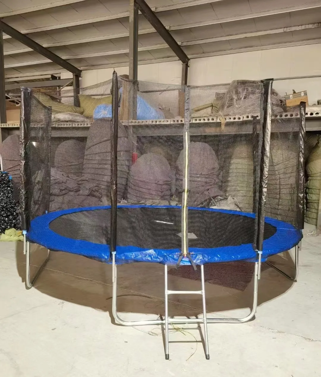 14 FT Jumping bungee Trampoline Custom Size for Kids and Adults Outdoor Trampoline with Safety Net and Spring Padding