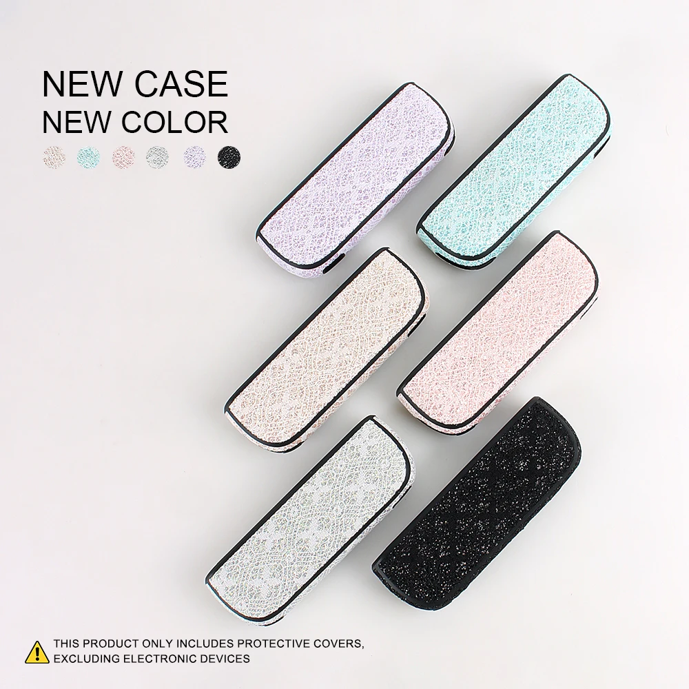 PU leather protective case is suitable for ILUMA and features the butterfly and diamond pattern to protect e-cigarette accessory