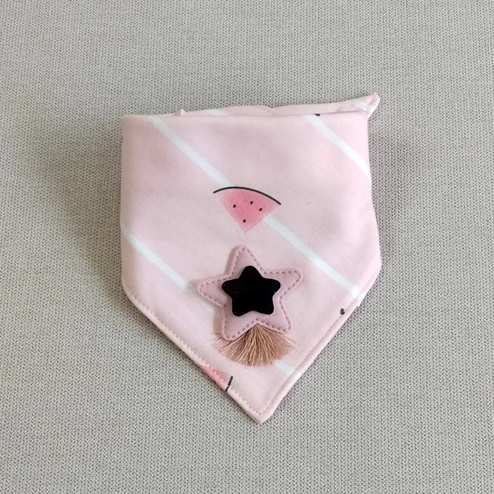 Baberos de algodón de alta calidad para bebé, Bandana triangular para niños y niñas, toalla de Saliva para dentición, accesorios para comer