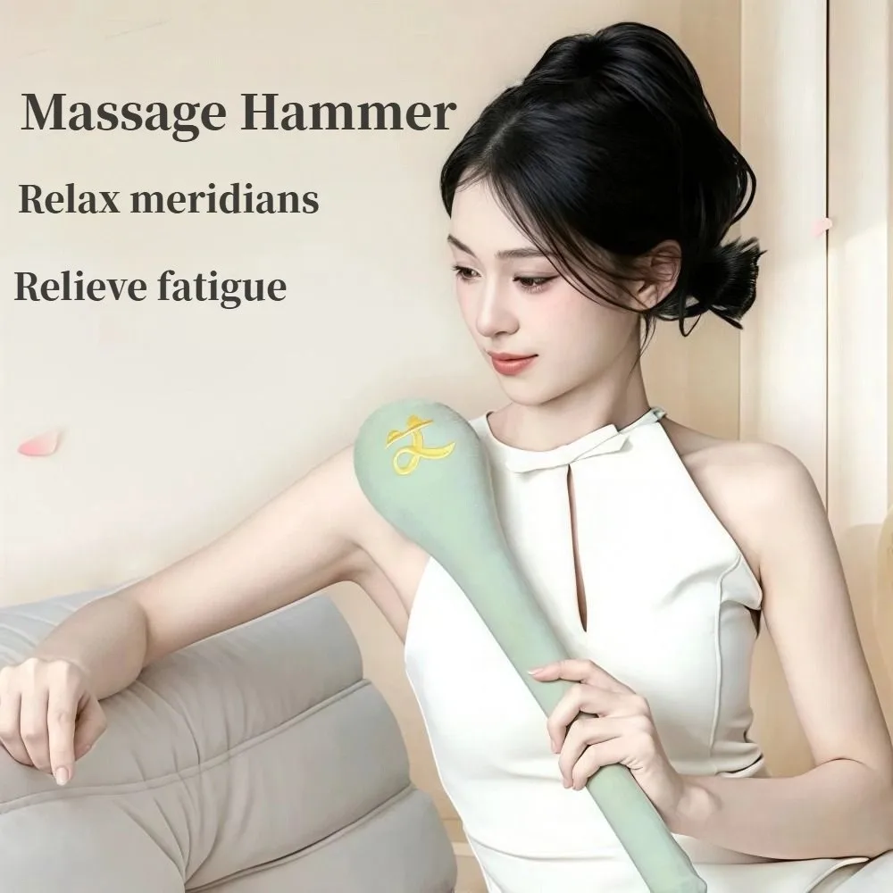 

Handmade Mugwort Hammer Self-massage Meridian Massage Massage Hammer Acupoint Tapping Portable Health Hammer Relieve Fatigue