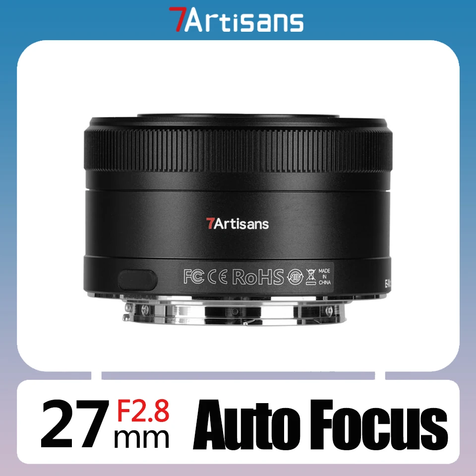 7artisans AF 27mm F2.8 Standard-Prime-Objektiv für spiegellose Kameras für Porträt- und Humanitätsfotografie mit Nikon Z-Mount