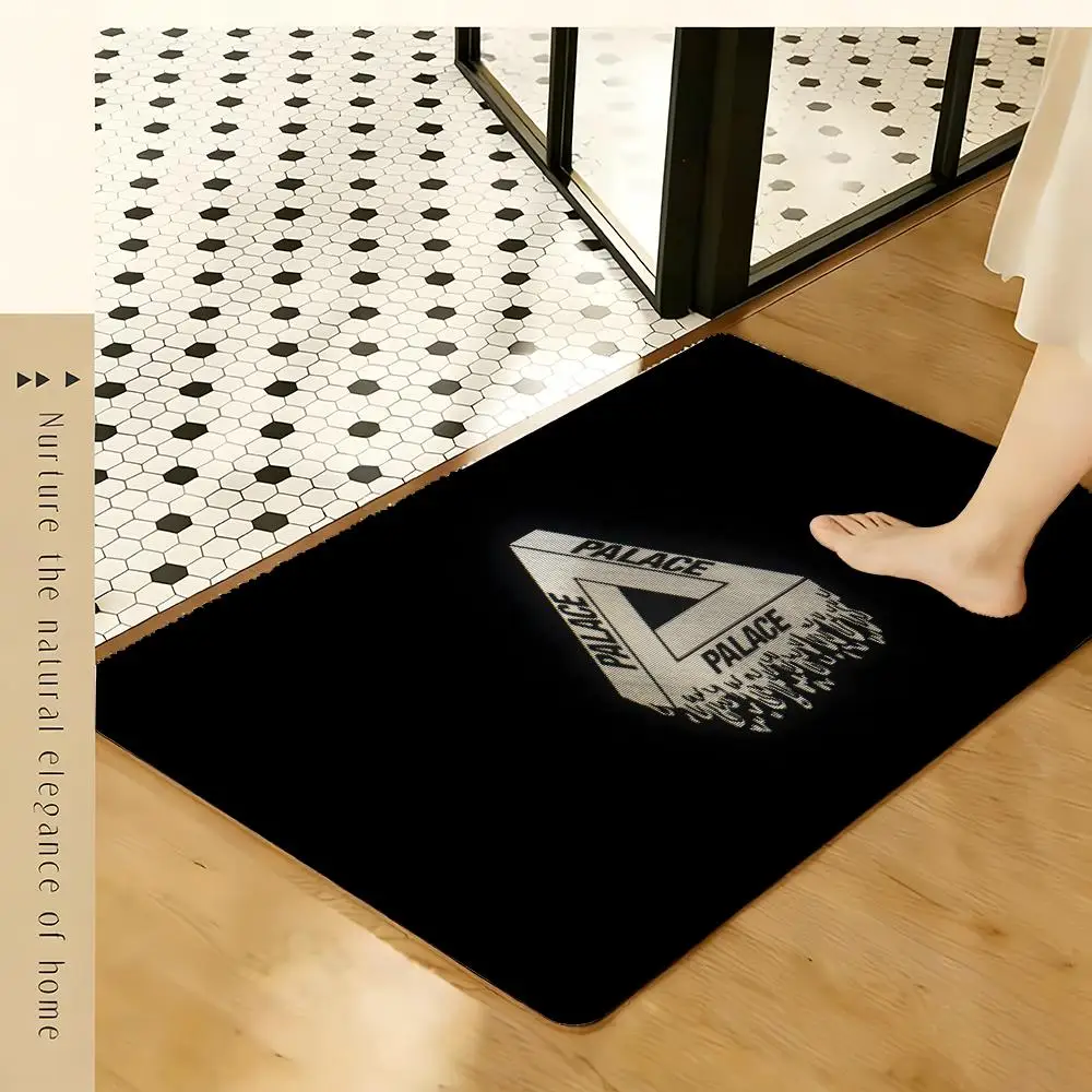 Skate Streetwear PalaceS Floor Mat Soft Flannel Rug Non-Slip Absorbent Mat for Bathroom Bedroom Home Decor