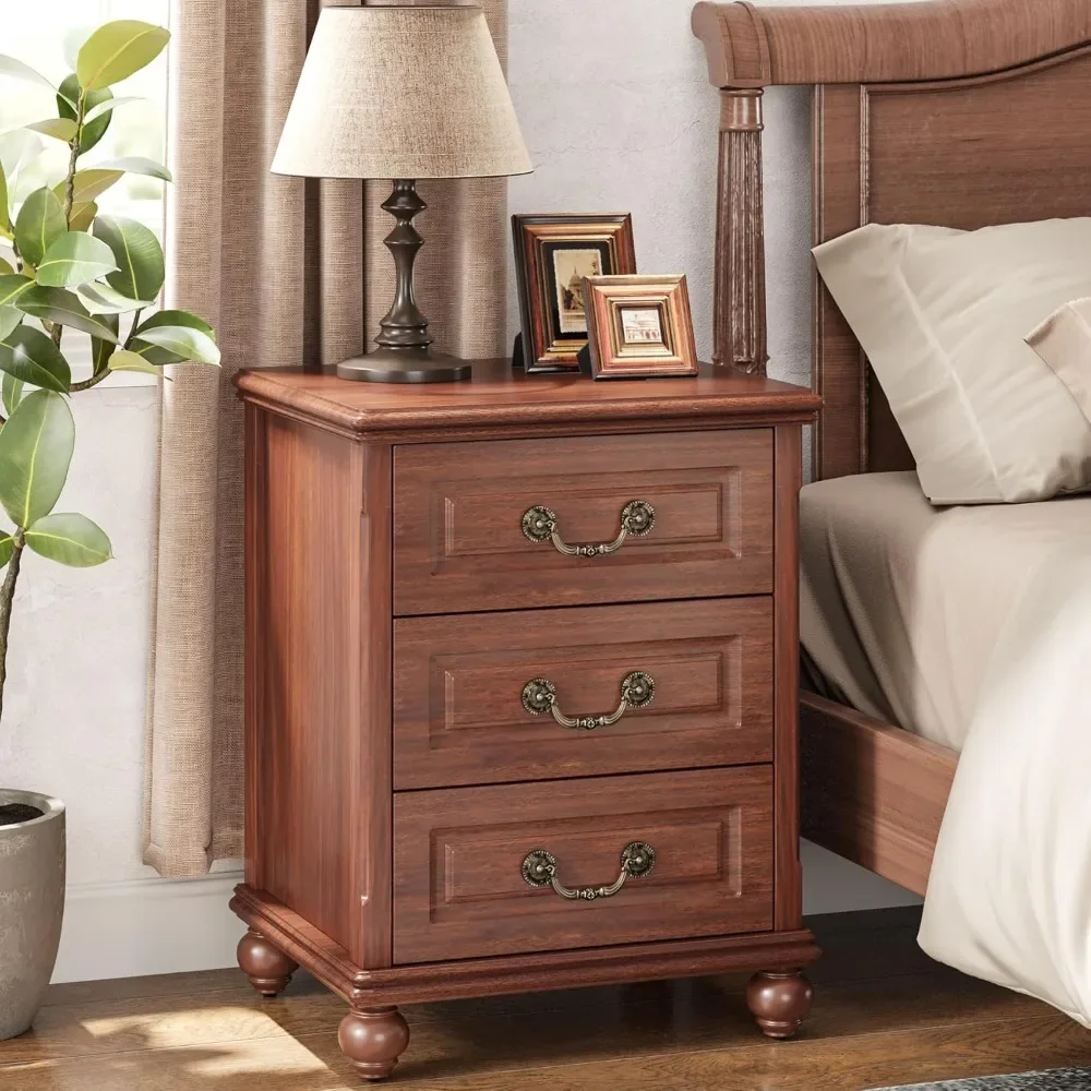 Night Stand Double Bedroom Bedside Table Furniture Home Wood Nightstands Auxiliary Tables Cheap Muebles Multifunction Elegant