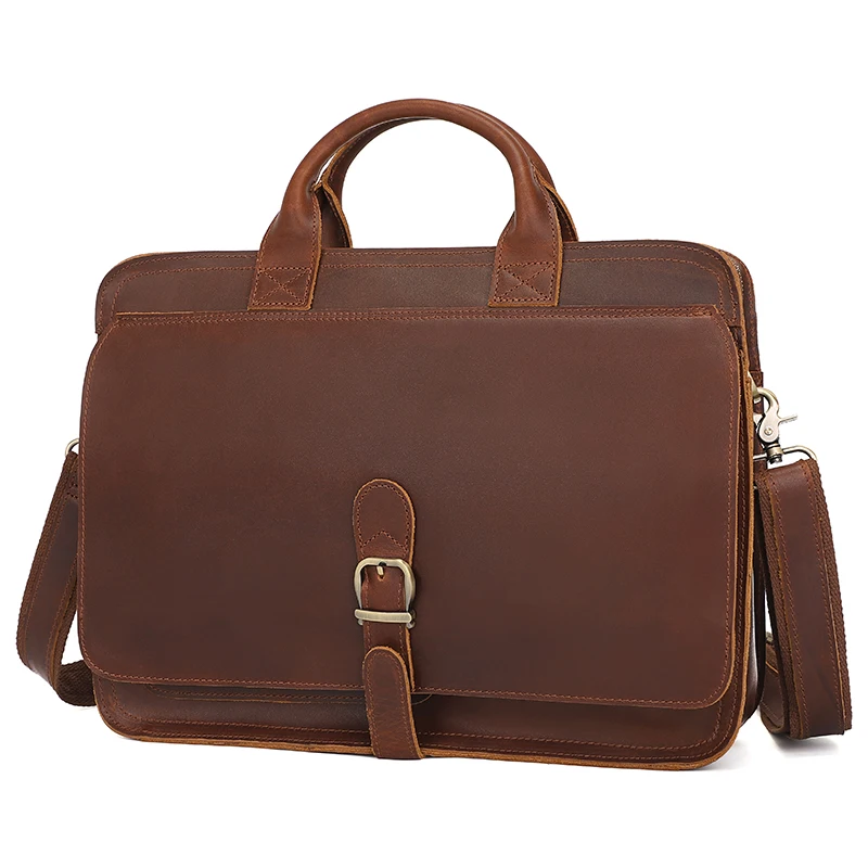 

cartable cuir marrant large cheap conference bag portafolio porte file watch briefcase bag men's crazy horse leather briefcase