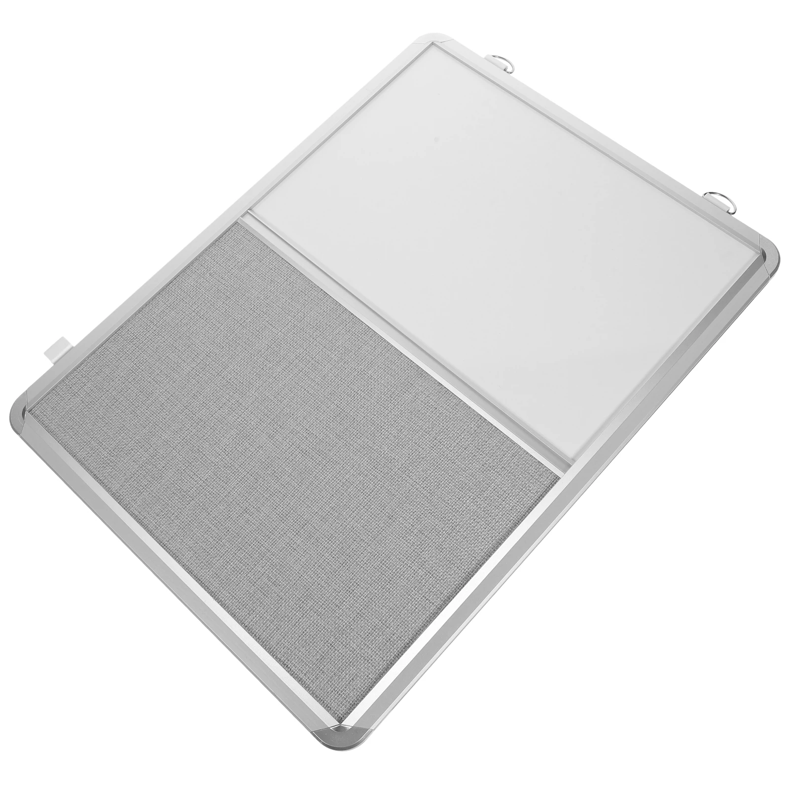 

Wall Hanging Bulletin Board 30x40cm Silver Frame Whiteboard Felt Office Study Decor Picture Display Memo Pin Board