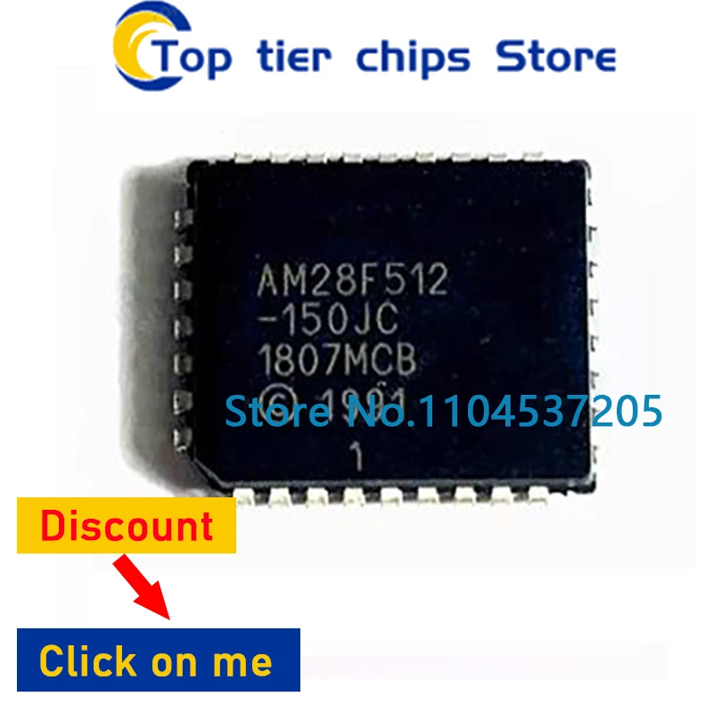 5pcs-10pcs-28f512-am28f512-am28f512-150jc-am28f512-150-plcc32