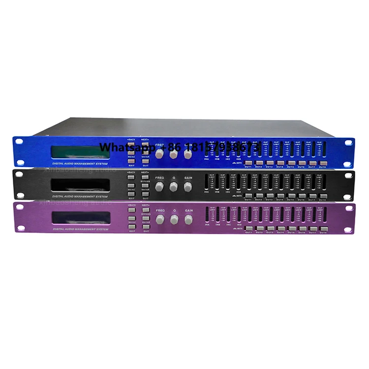 

P-448 Dual Precision 4 Input 8 Output DSP Audio Processor with 24-bit Converters