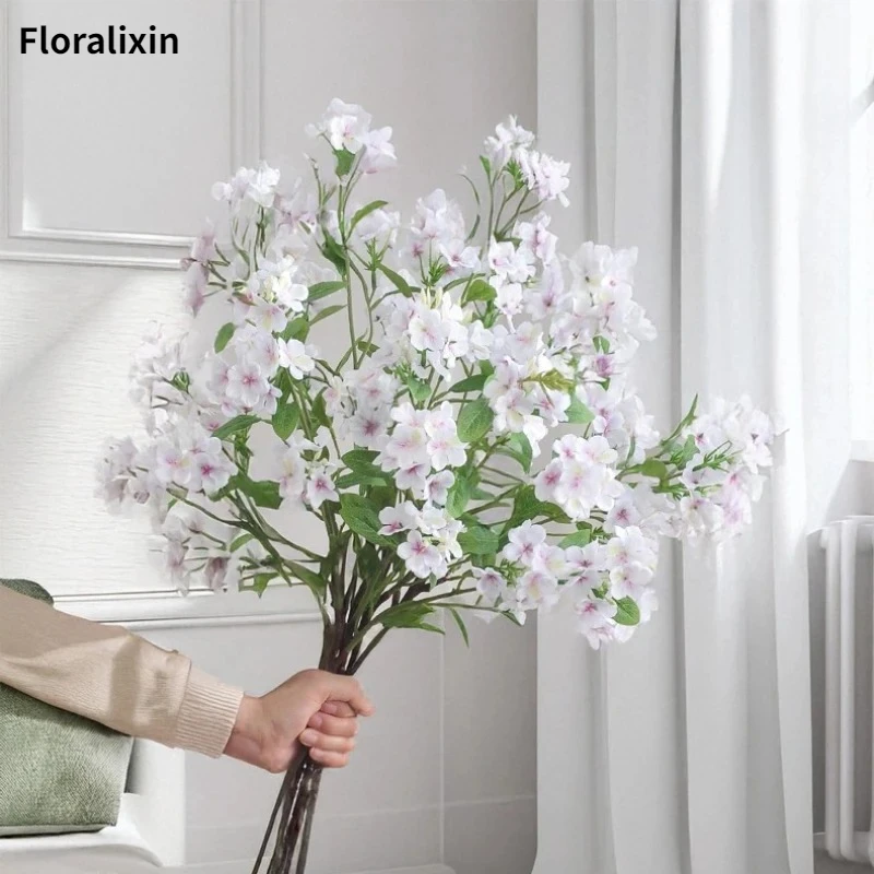 

Набор из 5 искусственных цветов из шелка, 87 см, для декора дома, свадебных композиций, реквизит для фотосъемки