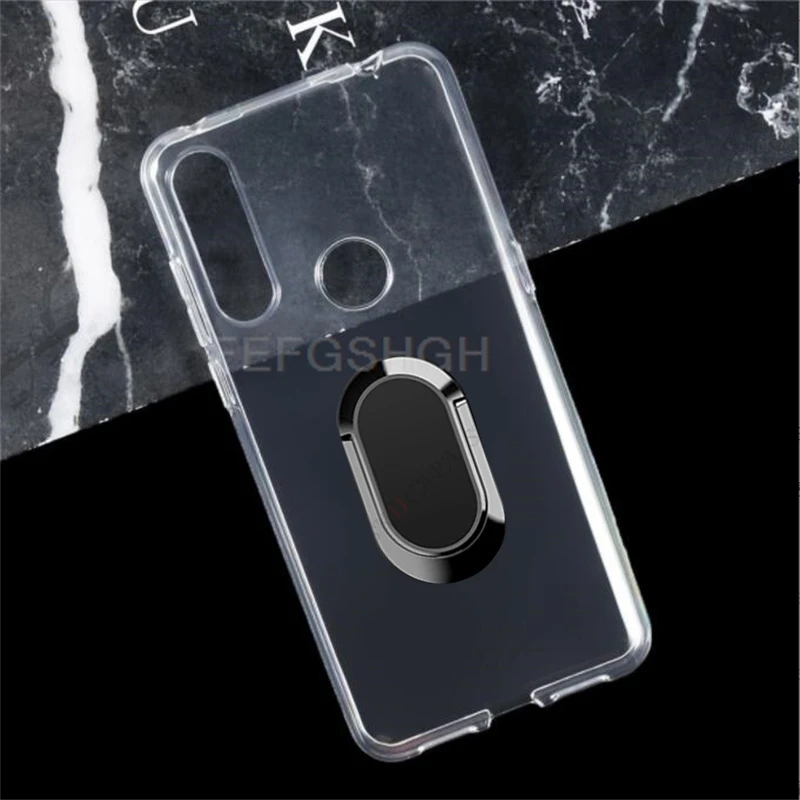 For Alcatel 1S 1V 3L 2020 6.22 inch 5028Y 5028D 5007U 5029Y, 5029 Back Ring Holder Bracket Phone Cover TPU Soft Silicone Case