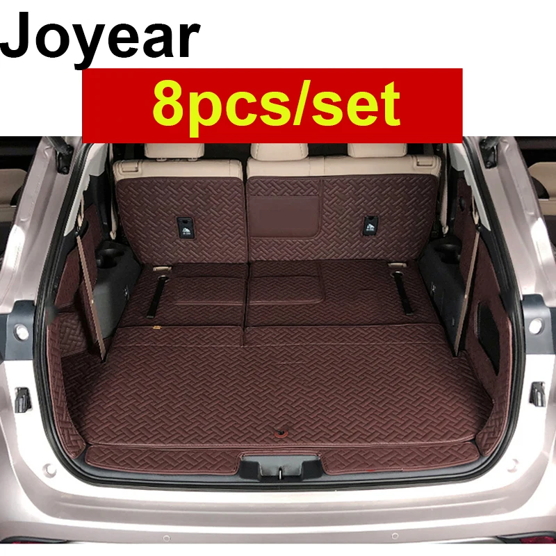 For Toyota Highlander 2022 Car Trunk Tail Box Full Surround Trunk Pad Back Tail Anti -dirty Accessories Protective Leather Pad