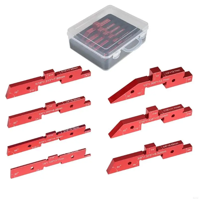 

M4YC 7pcs Router Tablet Table Precials Precials Precials Setup блоки набора высоты