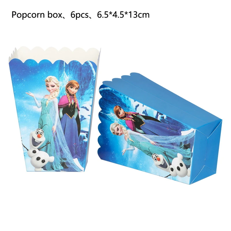 Disney Frozen Birthday Party Decorations Anna Elsa Snow Queen Girls Party Tableware Balloons Supplies Paper Napkins Plates Cups