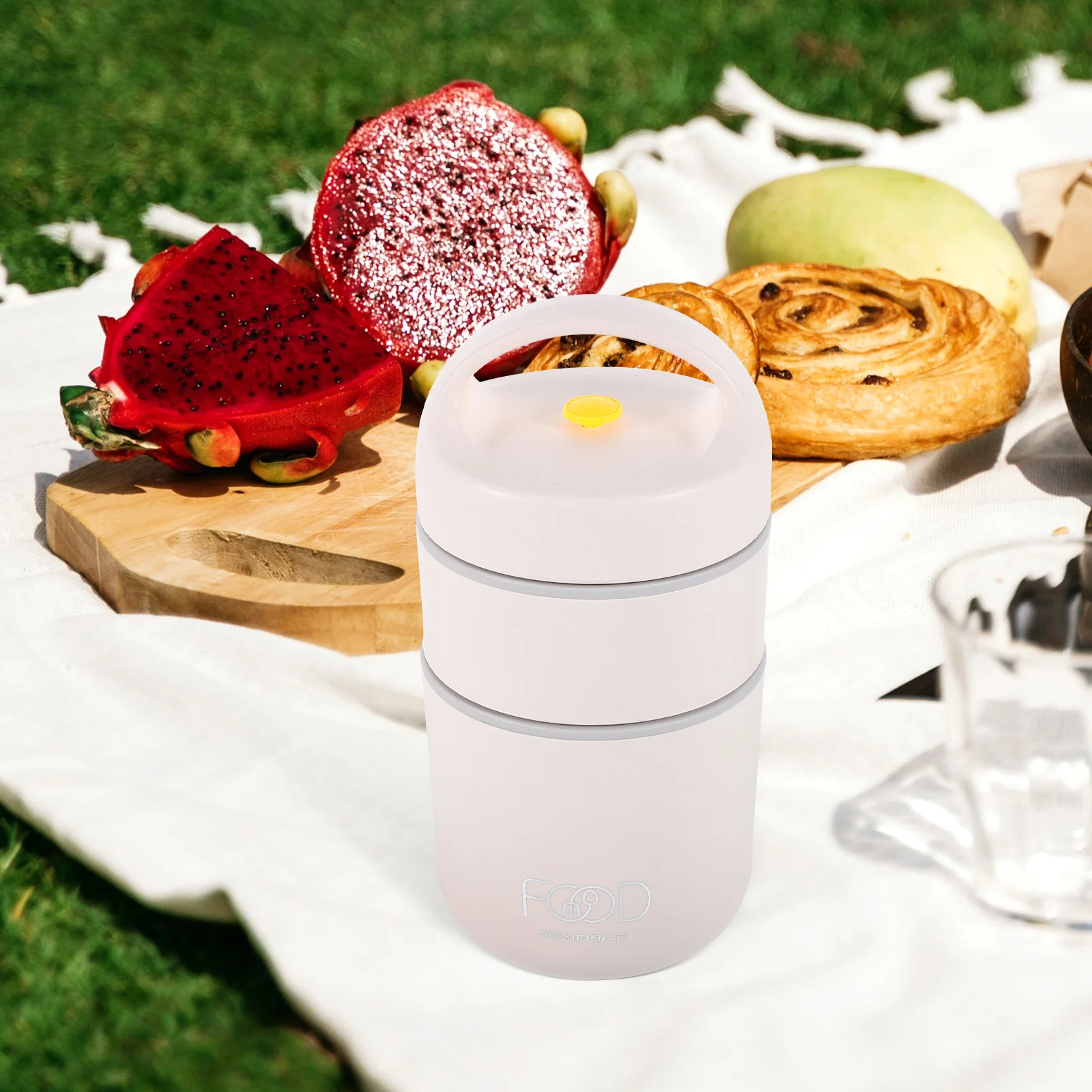 

Stainless Steel Thermal Lunch Box Insulated Leakproof Soup Holder Portable Breakfast Container Large Capacity for Office