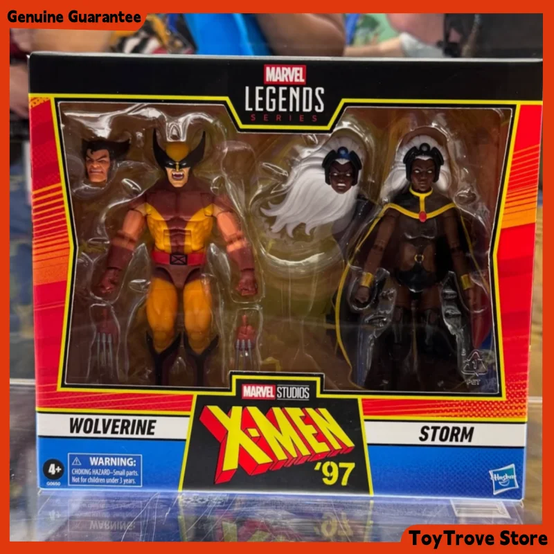 

В наличии новая серия Marvel Legends Росомаха и буря (X-Men '97) 15 см, красивая экшн-фигурка в стиле комиксов, модель, детские игрушки, подарки