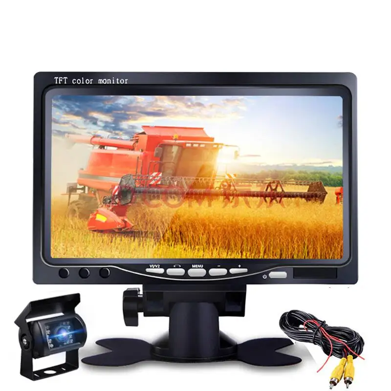 7 Inch 4 Channels Agricultural CCTV Security Camera Systems for Farm Agricultural Machines  Equipment