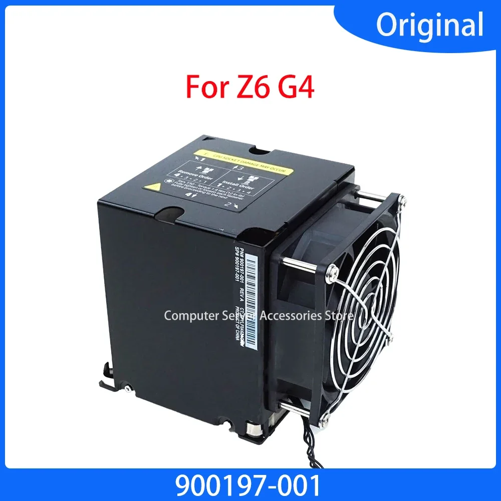 segundo Dissipador de Calor para z6 g4 Workstation Cpu Radiator Bandeja do Ventilador 900197001 Posição Lga3647 Usado Original segundo