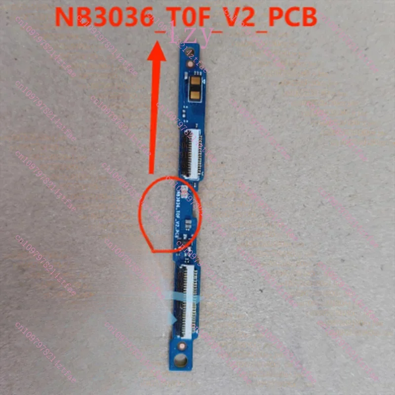 

1 шт., 95% новый оригинальный NB3036_T0F_V2_PCB для аудиоплаты Lenovo, маленькая плата для наушников, USB-плата, плата интерфейса USB