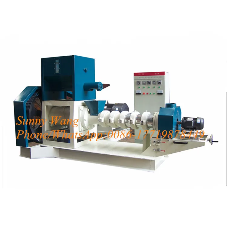 1-12MM mould Widely 1-1.2ton used floating pet feed dog food extruder fish feed pellet making machine