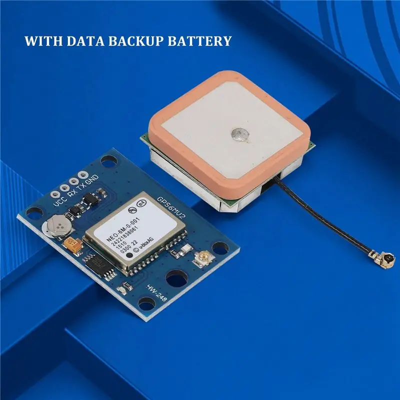 YSUN-GY-NEO-6MV2 NEO-6M GPS Module With Flight Control EEPROM MWC APM2.5 Large Antenna
