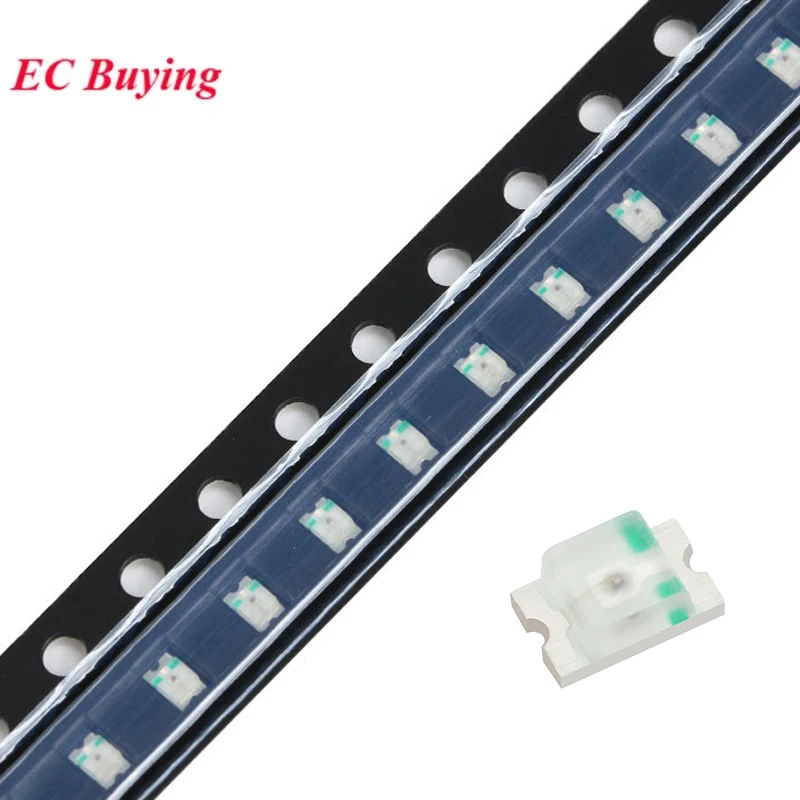 100pcs 0805(2012) SMD LED Ultra Bright Red Blue Yellow White Orange Color LED Light Diode Emitting Diode DIY
