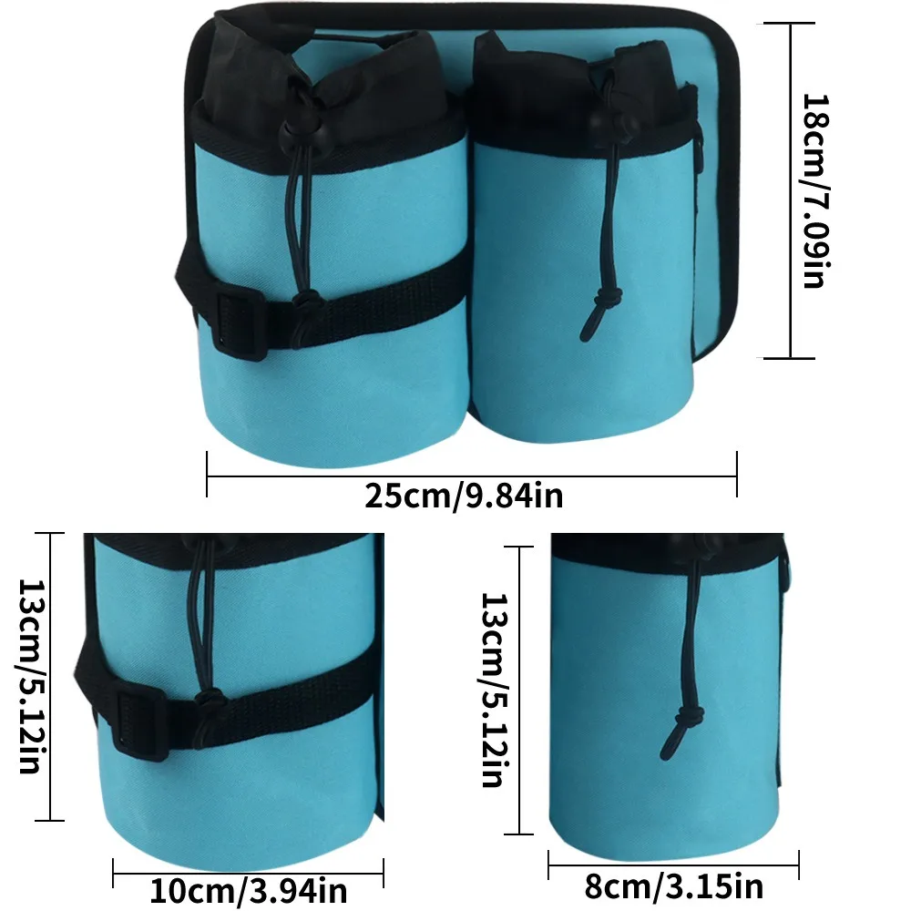 Home Thermal Insulation Drink Bag 2 Coffee Mugs Holder Travel Cup Holder Drink Caddy Free Hand Luggage