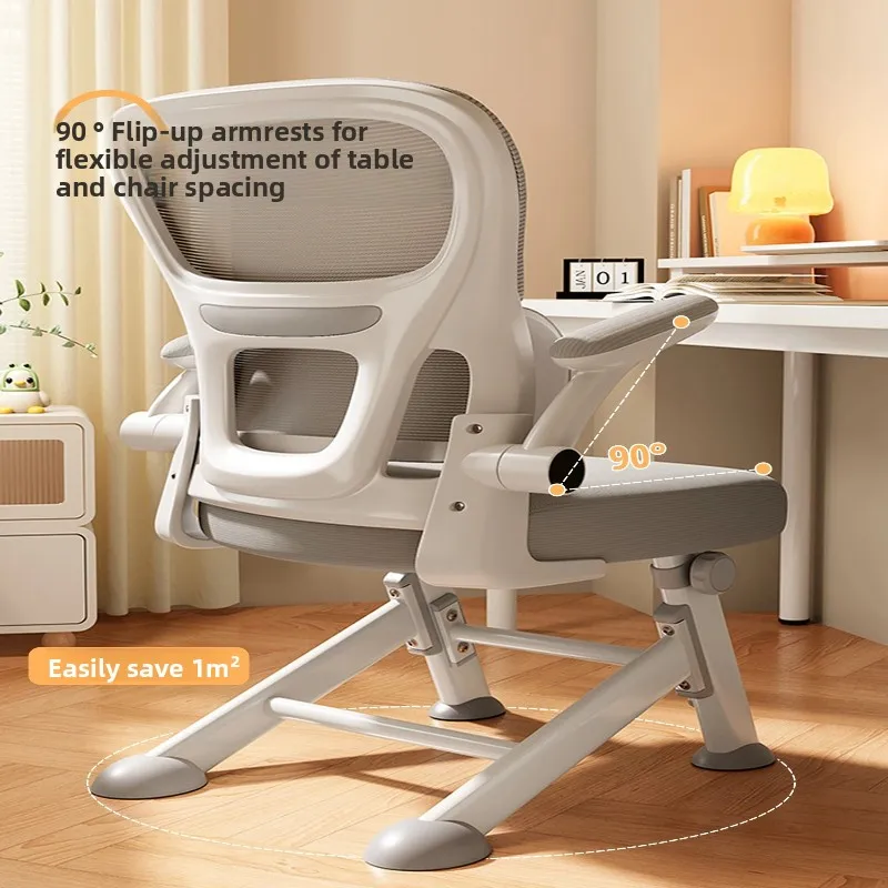 Ergonomic Study Chair for Teens - Adjustable Student Desk Chair, Lumbar Support Computer Chair, Home Office Learning Seat