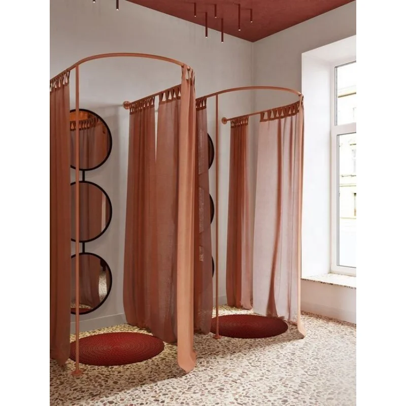 Custom, Wall Mounted Dressing Fitting Room for Boutique Changing Clothes