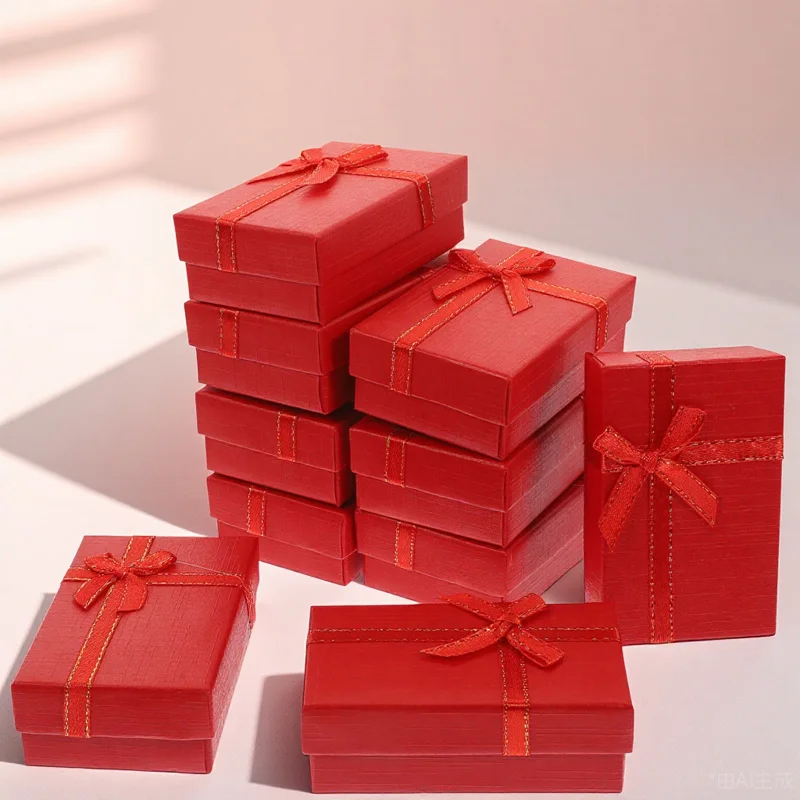 

24pcs Jewelry Packaging Box For Ring Earring Necklace Storage Travel Jewelry Case Portable Organizer Small Trinket Box For