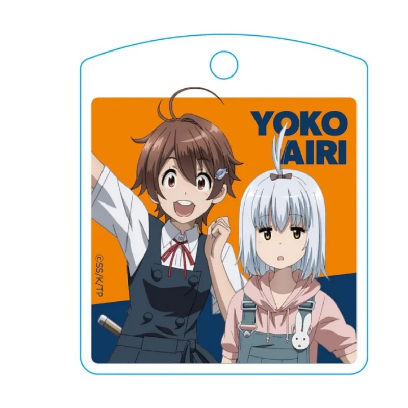 Anime Touring After the Apocalypse Yoko Airi Acrylic Pendant Keychains bag decorations cartoon character Fans Gifts