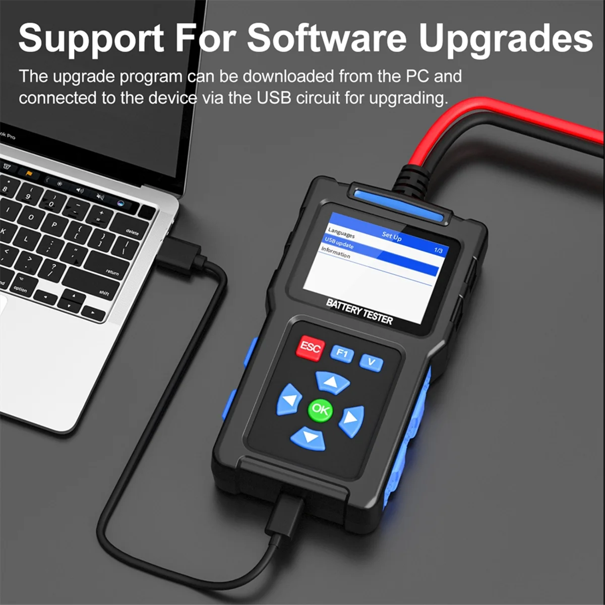 Bt300 Autobatterie tester Autobatterie-Werkzeugs ystem erkennt Autobatterie analysator 12V 24V Autobatterie fehler diagnose