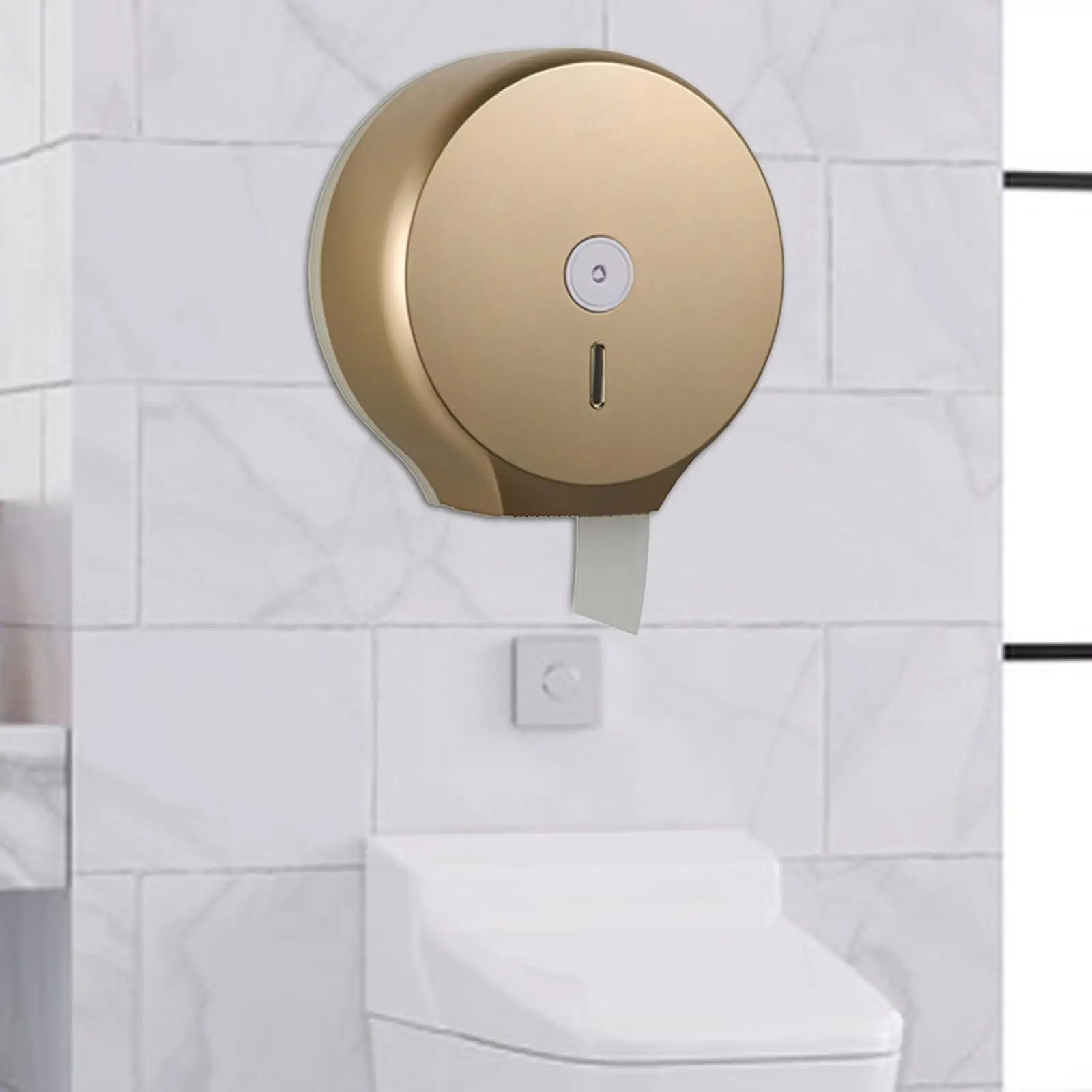 Toilet Paper Holder Modern Tissue Roll Dispenser for Hotel Washroom Bathroom - Image 2