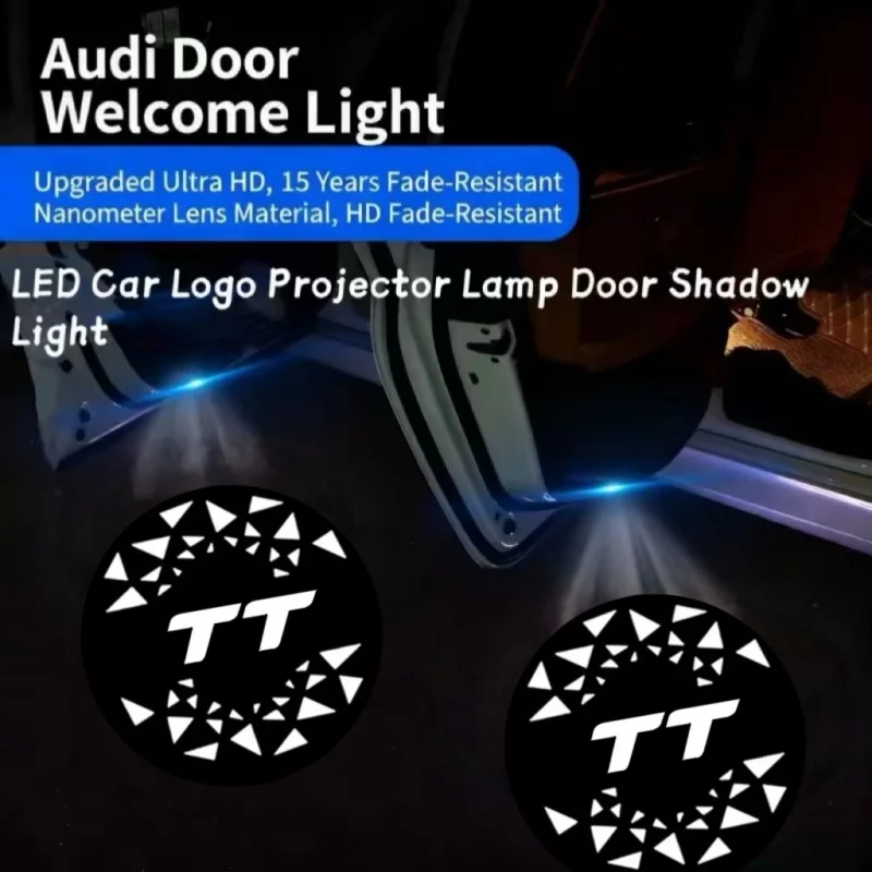 

Car Door Welcome Light Led Proiector Lamp Courtesy Lights For Audi TT 2008-2025 E-tron 2010-2019 2020 2021 2022 2023 2024 2025