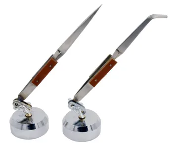 منحني مستقيم انتعاش مجوهرات لحام الملقط لحام الملقط Selflock مجوهرات صنع أدوات إصلاح قفل اختيار