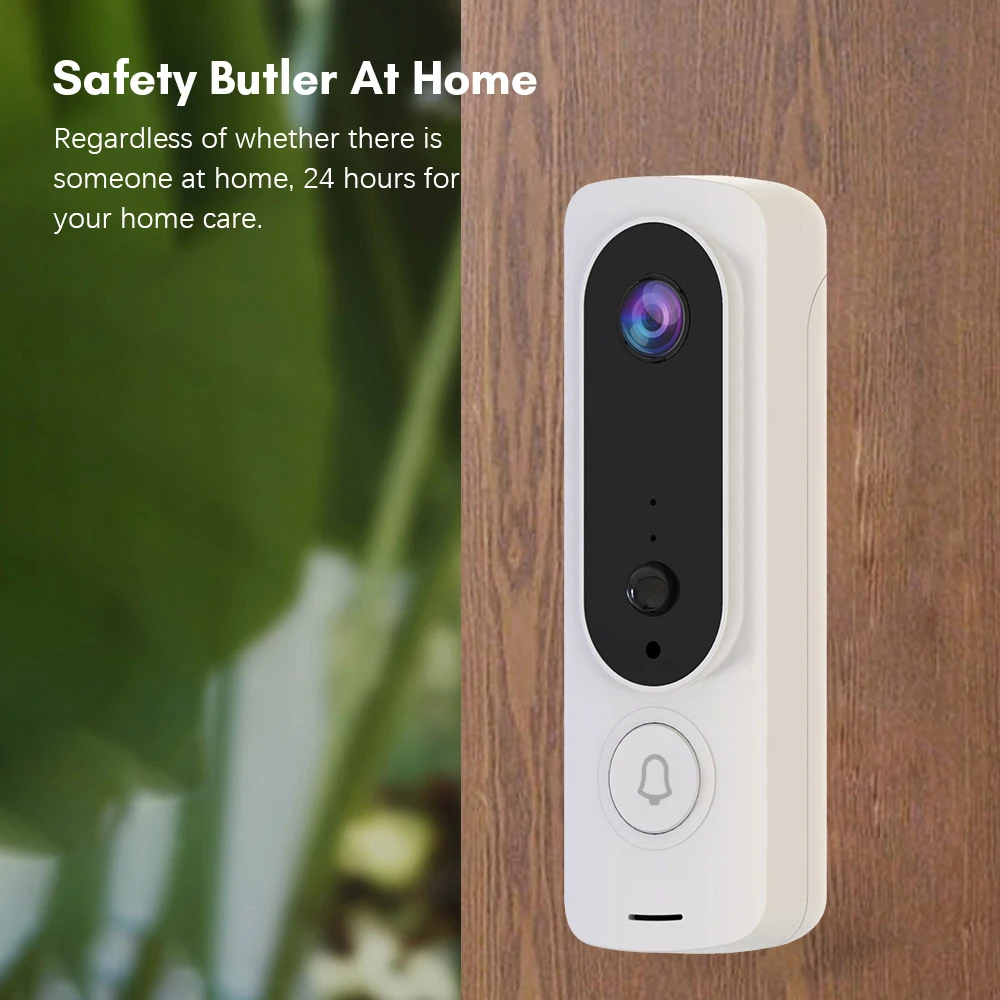 1080P Wifi Wireless Video Doorbell Camera Tuya Smart Home Apartment Wifi Visual Peephole Door Bell Tuya Video Intercom for Home