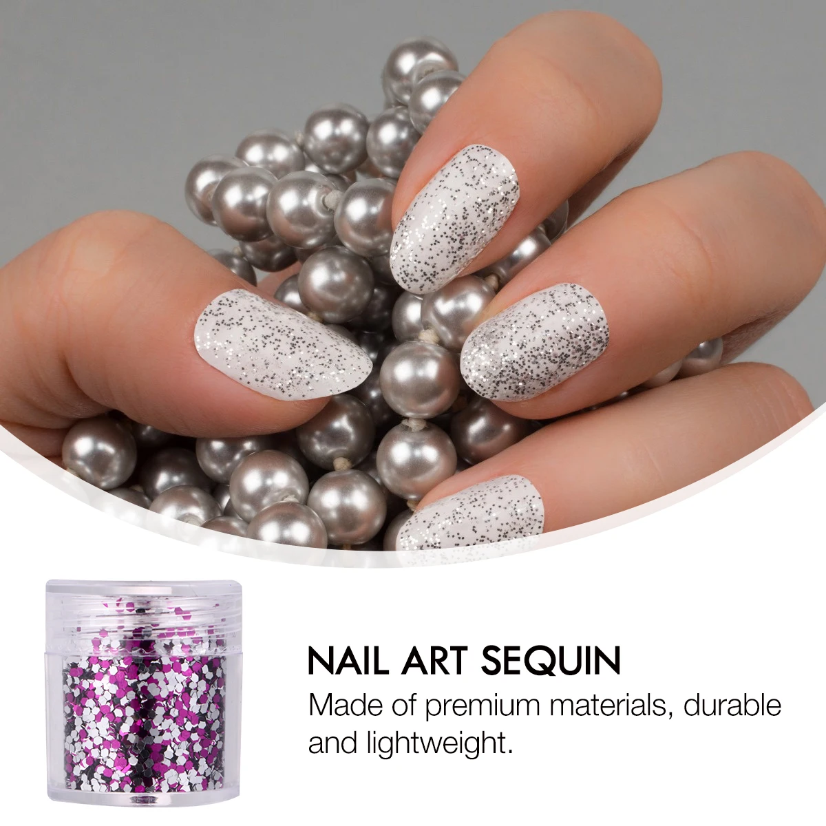 

16 Boxes Nail Art Sequin Colorful Manicure Glitter Stickers Premium Nail Decoration for Home Professional Use Manicure Glitter