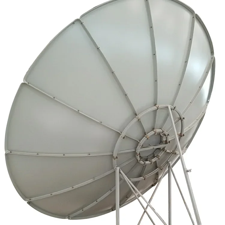 Good Performance 240cm 2.4m 8Feet C Band Prime Focus Antenna Satellite Solid Dish Antenna Steel Plate TV Antenna