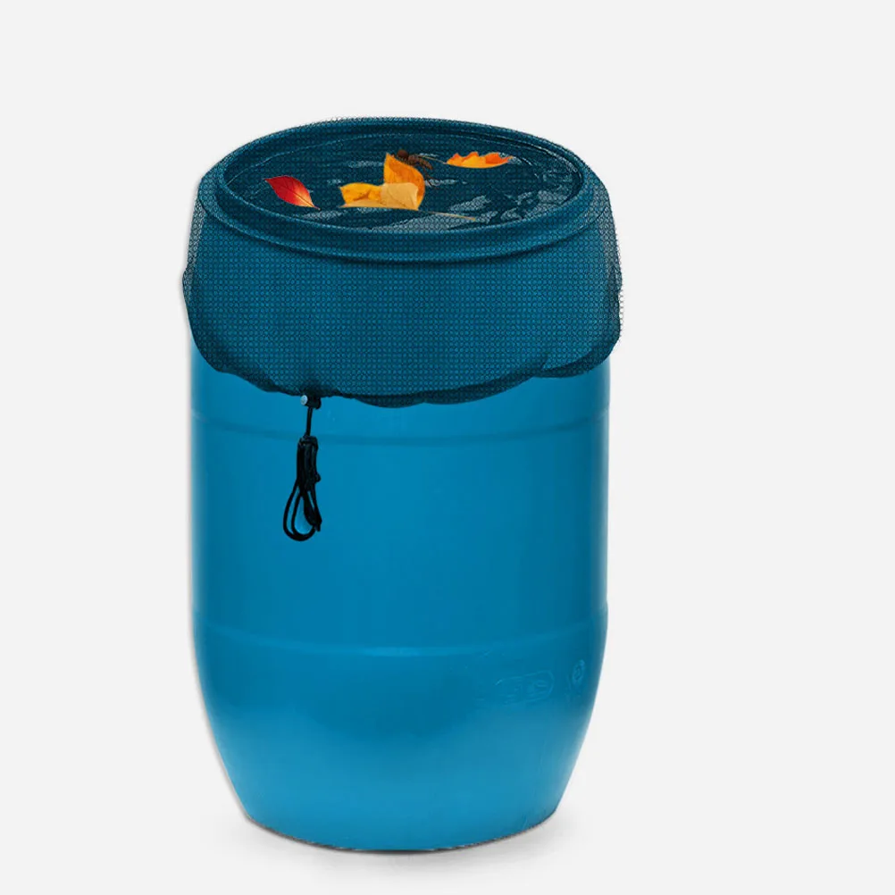

Durable Polyester Insect Proof Cover for 60cm Rain Barrel Black Net Protective Outdoor Furniture Water Tank Adjustable