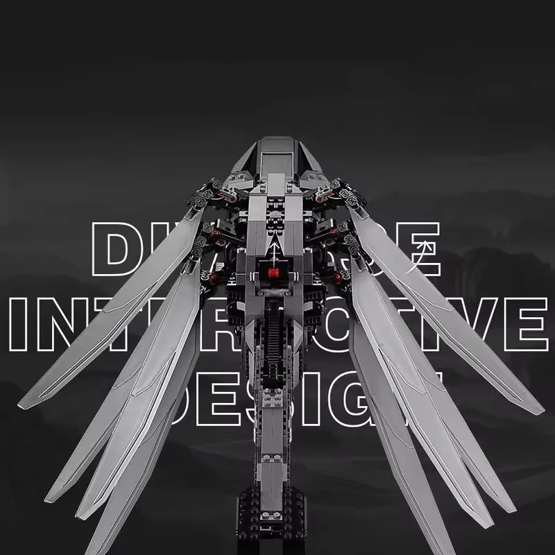 1369 قطعة الكثبان الرملية التقنية Atreides اللبنات الملكية الإبداعية طائرة نموذج طائرة MOC الطوب لعب للأطفال هدايا عيد الميلاد #4