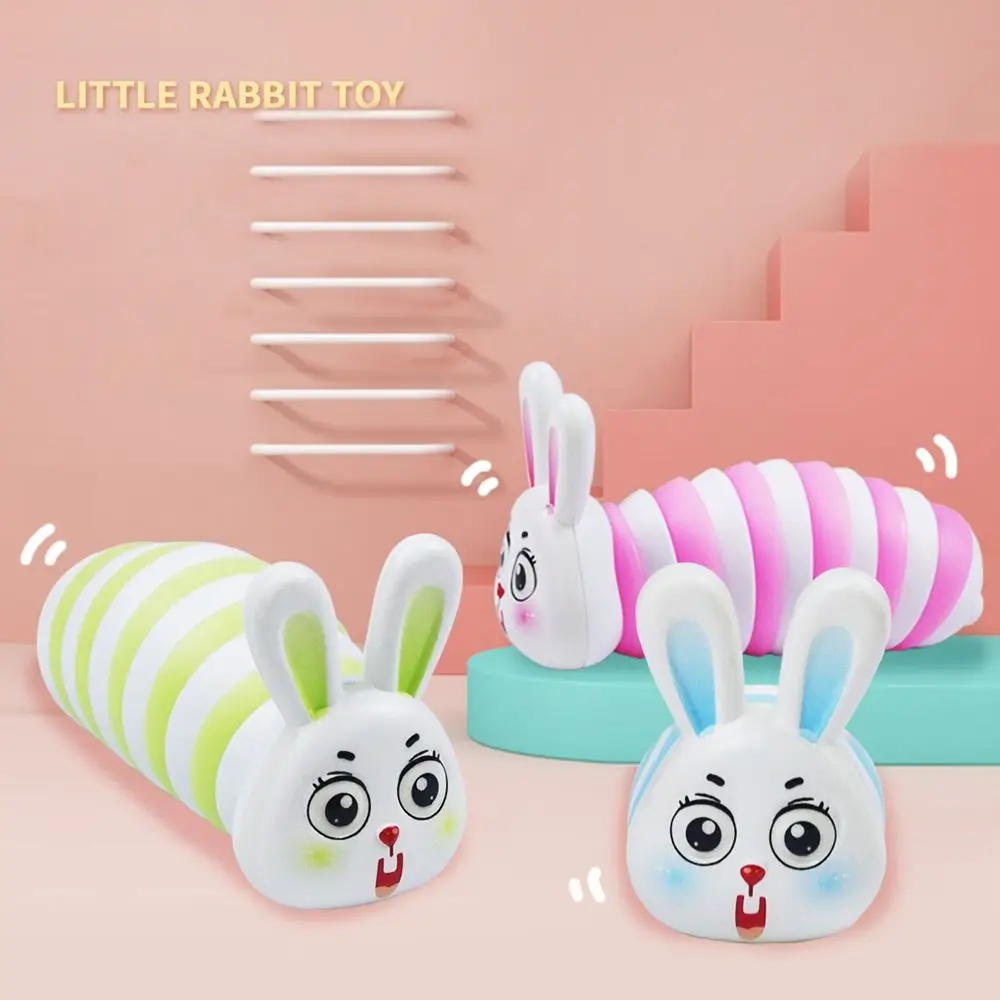 

Kids Children Toys Stress Reliever Toys Funny Luminous Rabbit Insects Anxiety Toy Twisted Casually Emulation Worm Toy